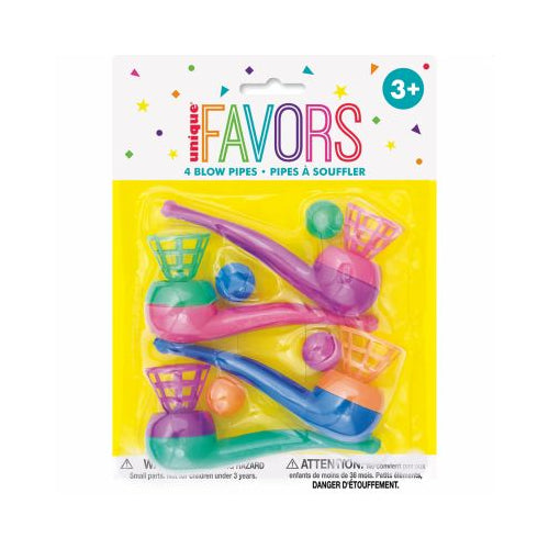 4 BLOW PIPES FAVORS