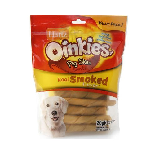 HARTZ OINKIES PIG SKN TWIST 20