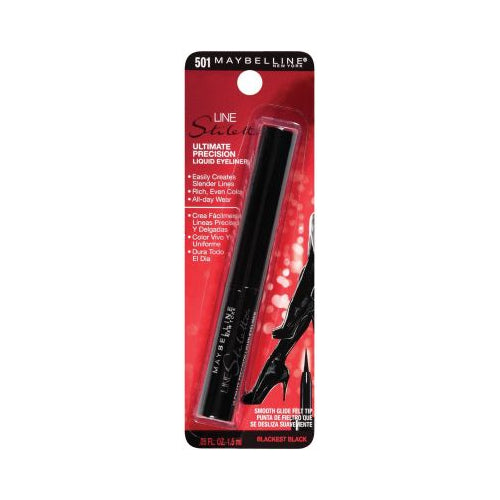 Maybelline Line Stiletto Ultimate Precision Liquid Eyeliner 501 Blackest Black