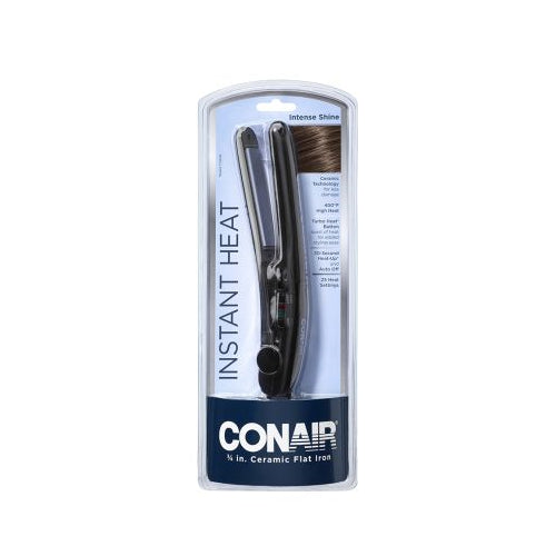 Conair - Instant Heat 3/4 Slim Ceramic Flat Iron, 1.0ea