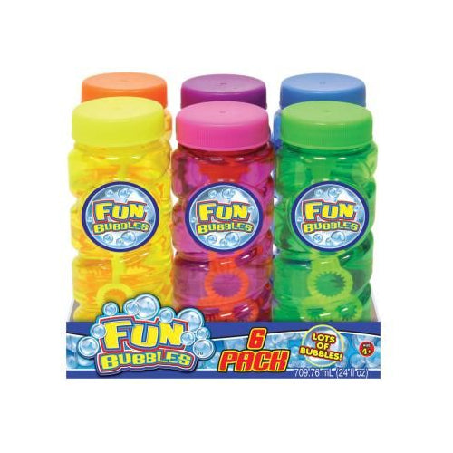 Bubbles 4Oz 6Pk, PartNo 1576, by Ja-Ru Inc., Spring, Bubble & Sets, Seasonal