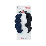 Scünci Effortless Beauty 2x2 Basic Ribbed Twisters, 3 CT