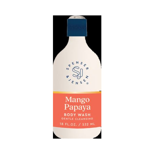 Spenser & Jensen Body Wash Mango Papaya 18 oz