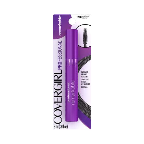 COVERGIRL Professional Remarkable Mascara, Very Black 200, 0.30 fl oz (9 ml)