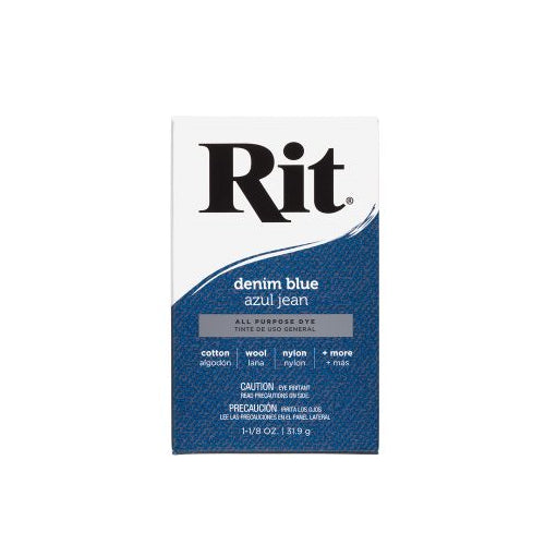 Rit Dye Powder Denim Blue 1-1/8oz