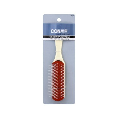 Conair Styling Essentials All-Purpose 7-Row Rubber Cushion Brush, 1.0 EA