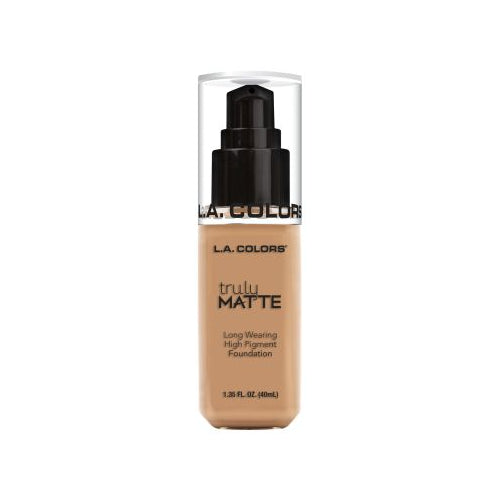 L.A. Colors Truly Matte Foundation, CLM 354 Soft Beige