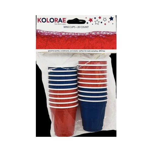 KOLORAE AMERICANA MINI CUPS - 20 COUNT