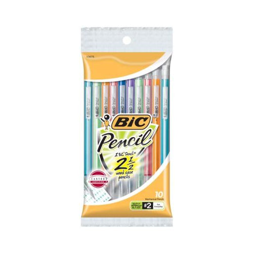 PENCIL BIC SHIMMERS 10PK