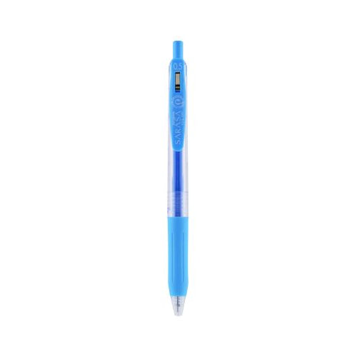 Zebra Sarasa Clip 0.5mm Gel Retractable Pens - Light Blue, 12 ct