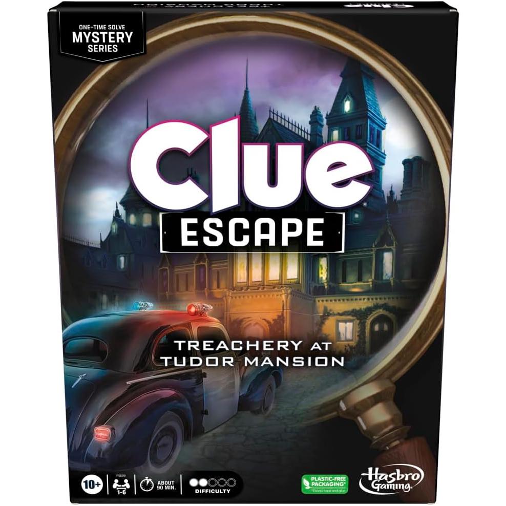 Hasbro Games Clue Escape & Solve Mystery Board Game - Treachery at Tudor Mansion