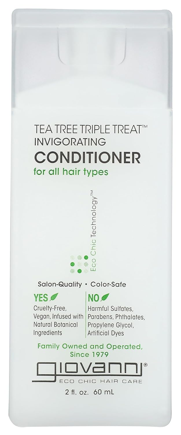 Giovanni Tea Tree Triple Treat Invigorating Conditioner - Rosemary, 2 oz
