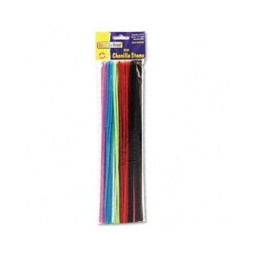 CHENILLE STEMS, MULTI COLOR, 100CT