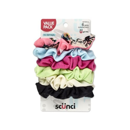 Scunci No Damage Scrunchies, 6.0 CT