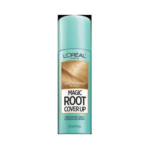 L'Oreal Paris Magic Root Cover Up Gray Concealer Spray, Light to Medium Blonde, 2 oz.