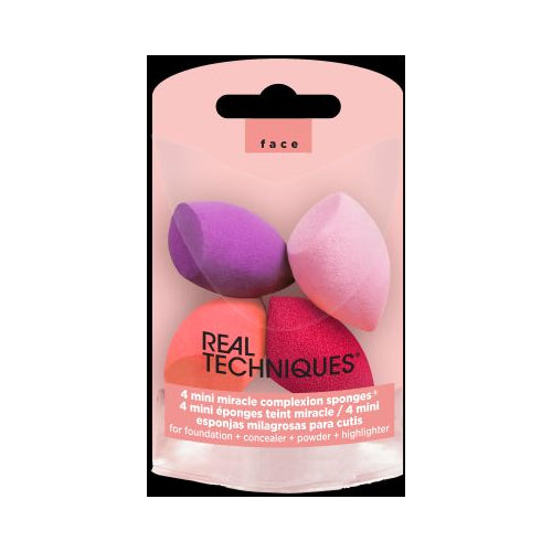 Real Techniques Mini Miracle Complexion Sponges, 4 Count