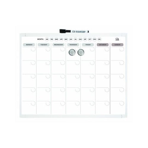 DRY ERASE CALENDAR 11X14 W/FR