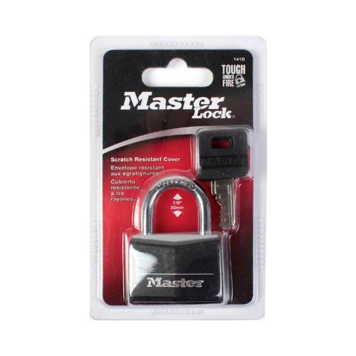 Master Lock Padlock 141D Covered Solid Body Padlock