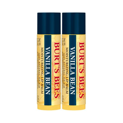 Burt's Bees® 100% Natural Moisturizing Lip Balm, Vanilla Bean, 2 Tubes