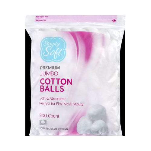 SS COTTON BALLS JUMBO 200CT