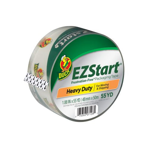 Duck Brand EZ Start Packing Tape - Clear, 1.88 in. x 55 yd.