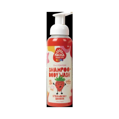 Pacha Soap Co FOAMING 2 IN 1, STRAWBERRY BAN