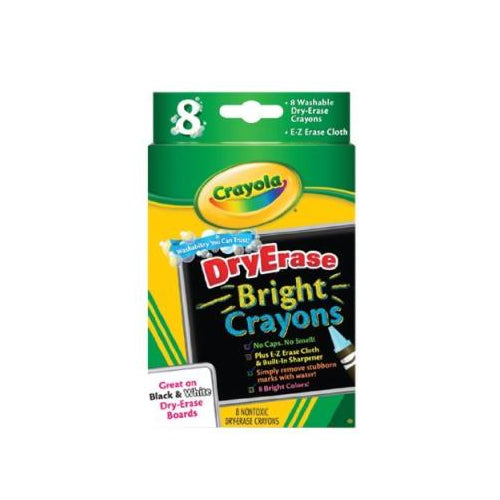 Crayola Washable Dry Erase Bright Crayons