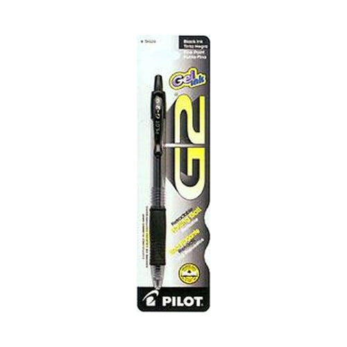 Pilot G2 Premium Refillable & Retractable Gel Pens, Fine Point (0.7mm), Black, 1 Count