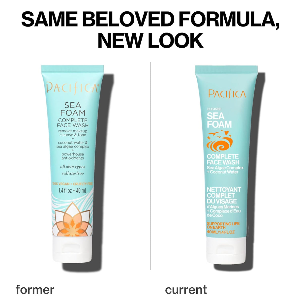 Pacifica Sea Foam Complete Mini Face Wash, 1.4 oz