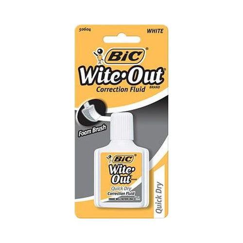 BIC Wite-Out Correction Fluid, 0.7oz