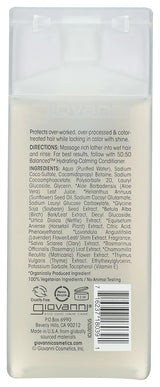 Giovanni 50:50 Balanced Hydrating Clarifying Shampoo for Normal to Dry Hair, 2 oz