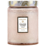 Voluspa Panjore Lychee Large 18oz Glass Jar Candle