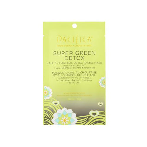 Pacifica Super Green Detox Kale & Charcoal Detox Facial Mask 0.67 Fl Oz