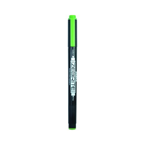 Zebra Zebrite Double-Ended Highlighter, Green