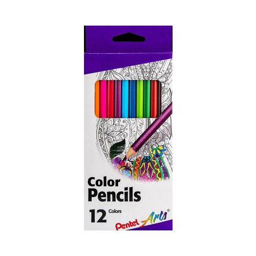 12CT PENTEL ARTS COLOR PENCILS