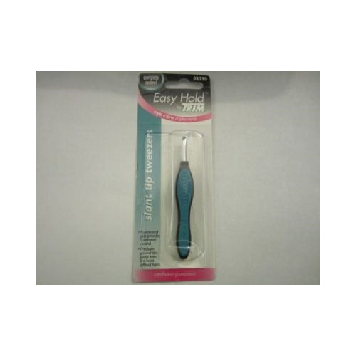 Trim Easy Hold Non-Slip Grip Tweezers Slant Tip