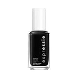 essie Expressie Quick-Dry Nail Polish, Black Nail Polish, Now Or Never, 0.33 fl oz