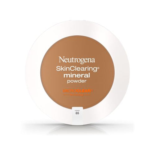 Neutrogena SkinClearing Mineral Acne Face Powder, Honey 85, .38 oz