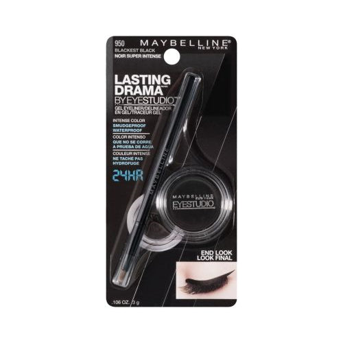 Maybelline lasting Drama By Eye Studio Gel Eyeliner 950 Blackest Black