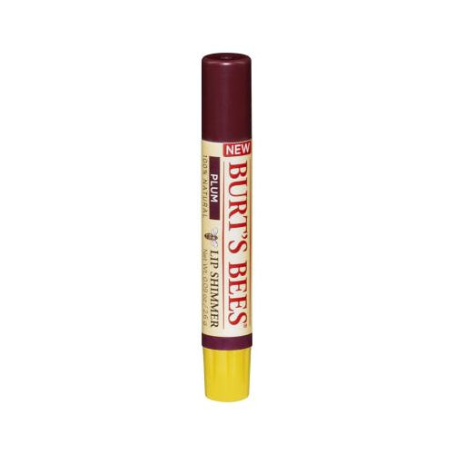 Burt's Bees 100% Natural Moisturizing Lip Shimmer, Plum, 0.09oz