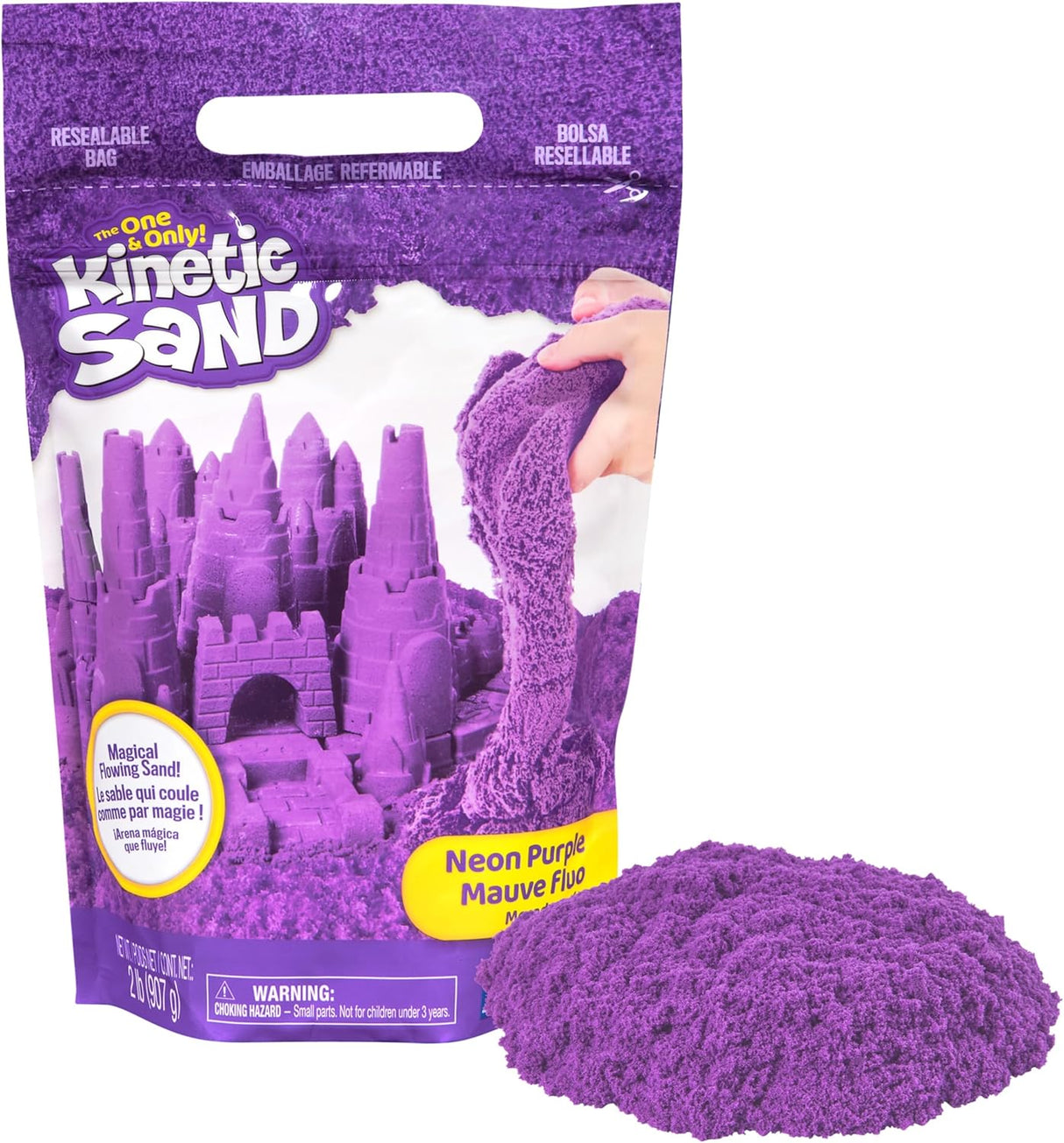 Kinetic Sand Moldable Play Sand - Assorted, 2 pounds