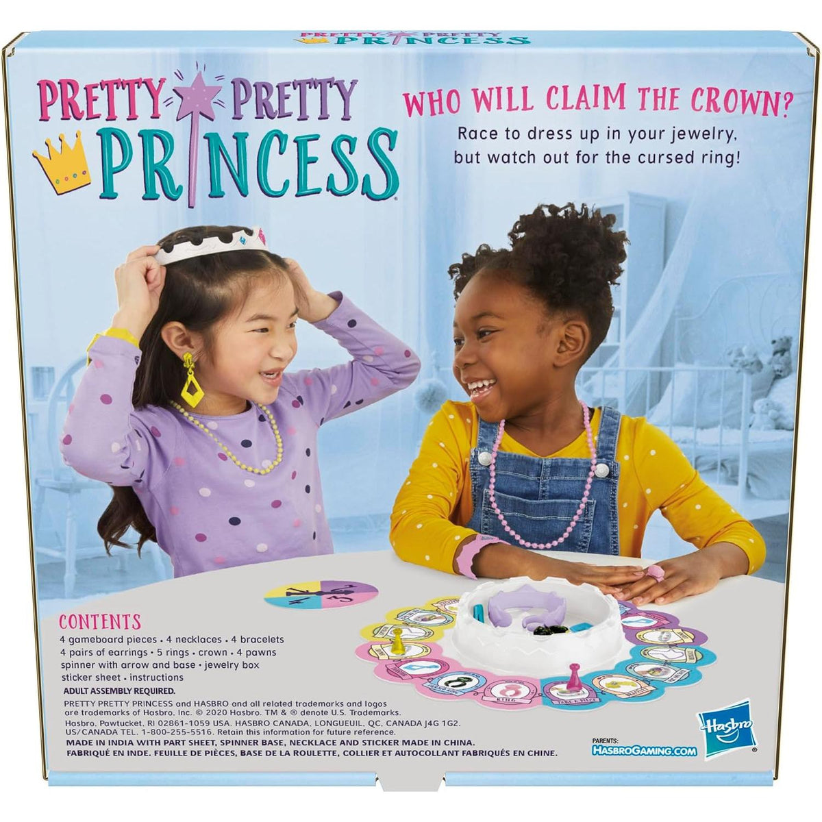 Hasbro Games Pretty Pretty Princess The Classic Jewelry Dress-Up Game