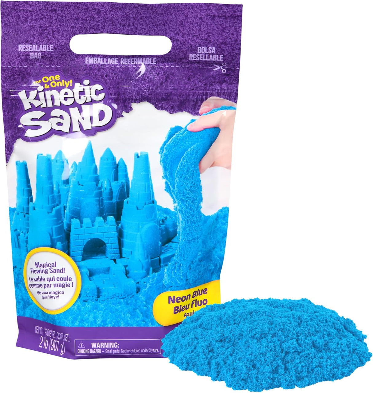Kinetic Sand Moldable Play Sand - Assorted, 2 pounds