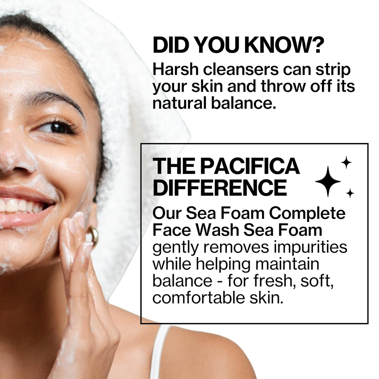 Pacifica Sea Foam Complete Mini Face Wash, 1.4 oz