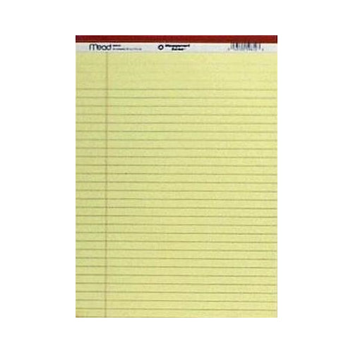 Mead® 8.5 x 11 Legal Pad Canary