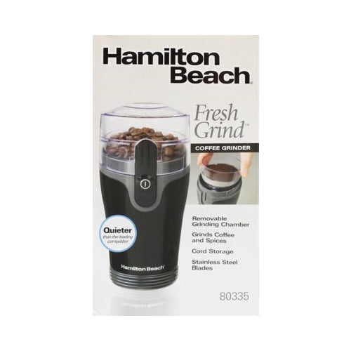 Hamilton Beach® Fresh Grind™ Coffee Grinder, BLACK, 80335R