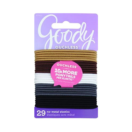 Goody Ouchless Braided Hair Elastics, 29 CT