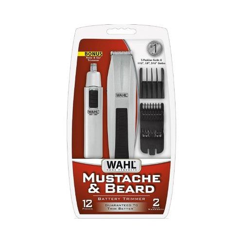 Wahl Mustache & Beard Battery Trimmer Kit