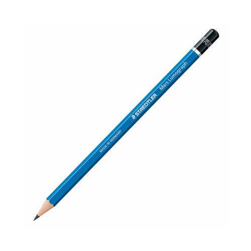 Staedtler Lumograph 100-2B Drawing Pencil 2B, 12 Count