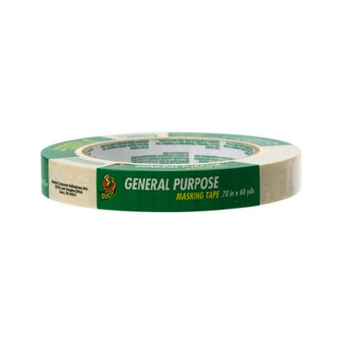 Duck® Brand General Purpose Masking Tape - Beige, .94 in. x 60 yd.